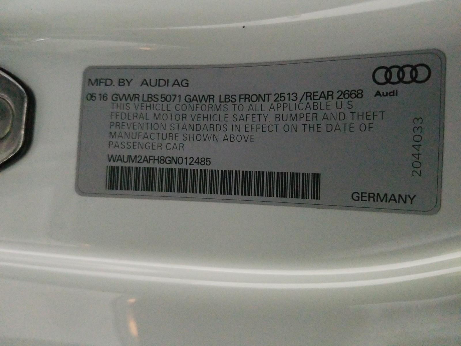 <span>SOLD</span> 2016 Audi A5 PREMIUM full